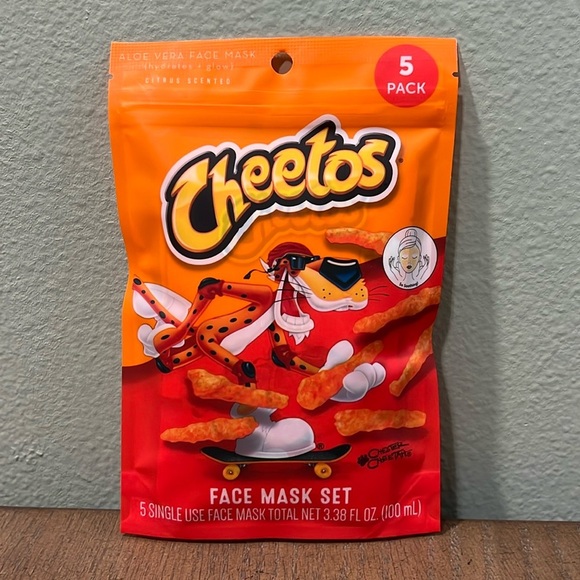 Cheetos Other - 🦃 New Cheetos 5 single Face Mask Set